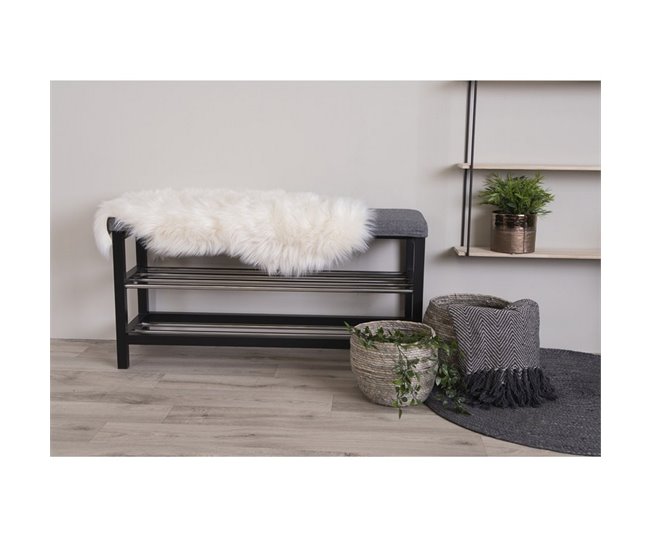 Alfombra Asimétrica Lambskin Blanco
