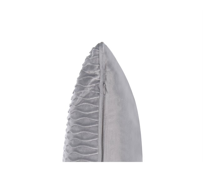 Beliani Cojín decorativo MOTARI Gris