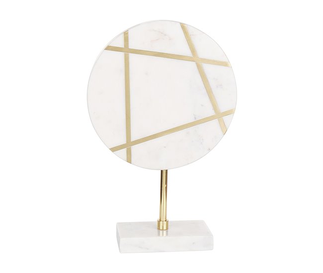 Beliani Figura decorativa RETHIMNO Blanco