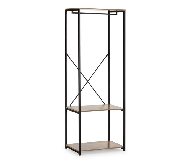 Armario vestidor Julia 2 estantes 1 Barra Madera