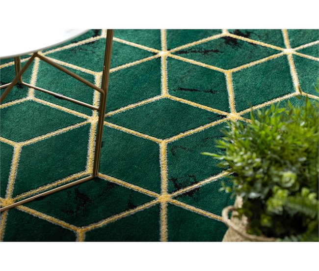 Alfombra EMERALD exclusivo 1014 glamour 120x170 Verde