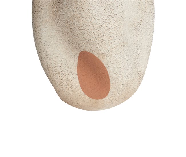 Beliani Jarrón para flores BATOIDEA Beige