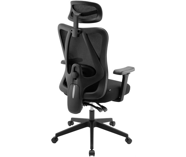 Silla de oficina - Elisha - Tela Negro