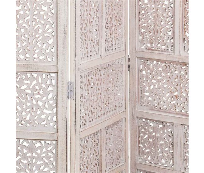 Paraban de madera  artesanal Blanco