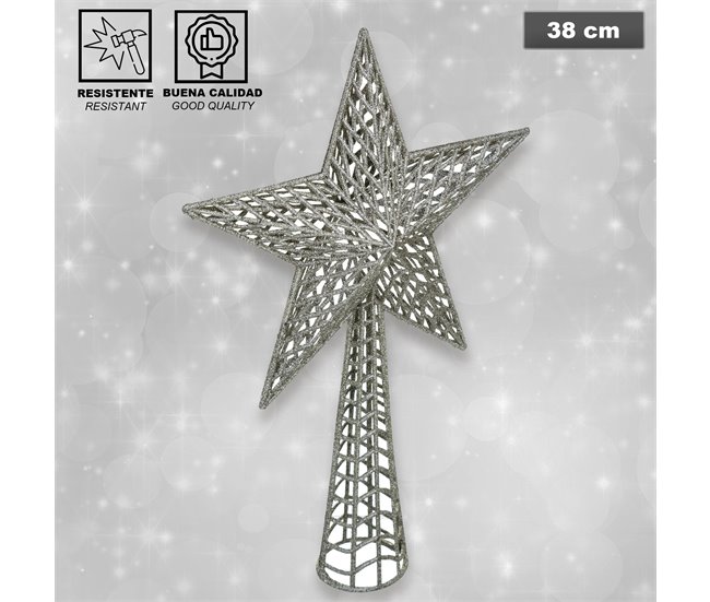 Estrella de cresta Plateado