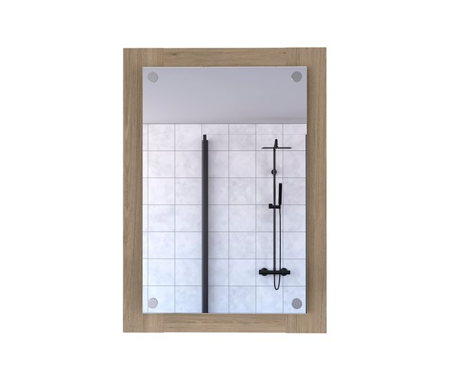Espejo de Baño Vanguard, con forma rectangular Marron Claro