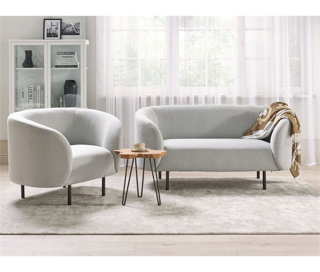Sillón Clasico LOEN Beliani Blanco
