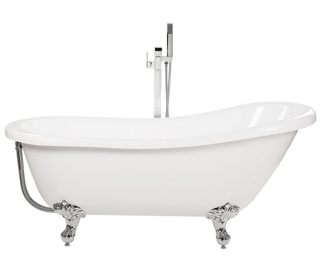 Beliani Bañera independiente CAYMAN 77x153 Azul