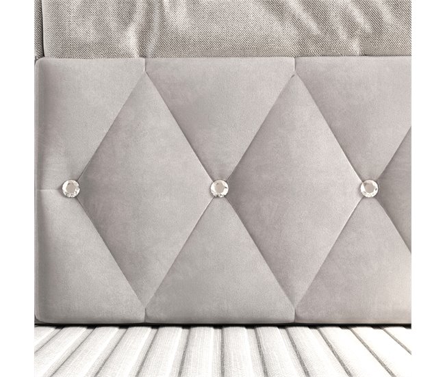 Cama con almacenamiento 200x180 Beige
