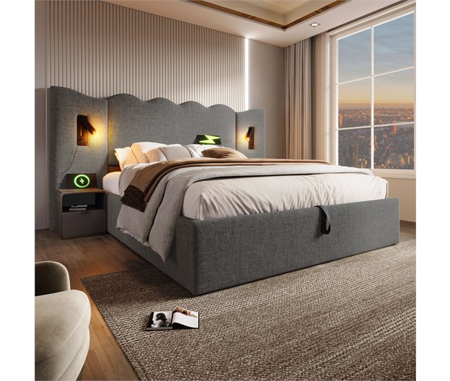 Canapés abatibles Gris