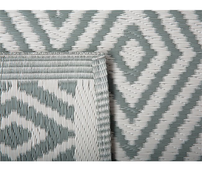 Beliani Alfombra de exterior SIKAR 90x150 Verde