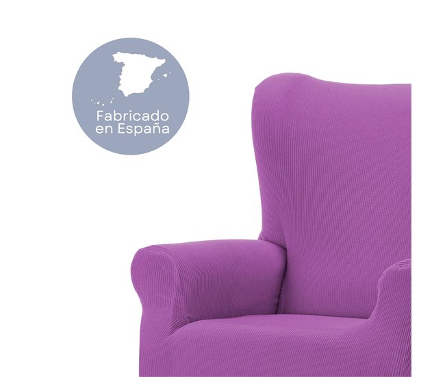 Funda de Sillón Orejero Elástica Java Donegal Collections Fucsia