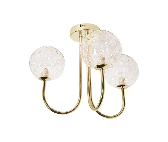 Beliani Lámpara de techo ANADYR Beige