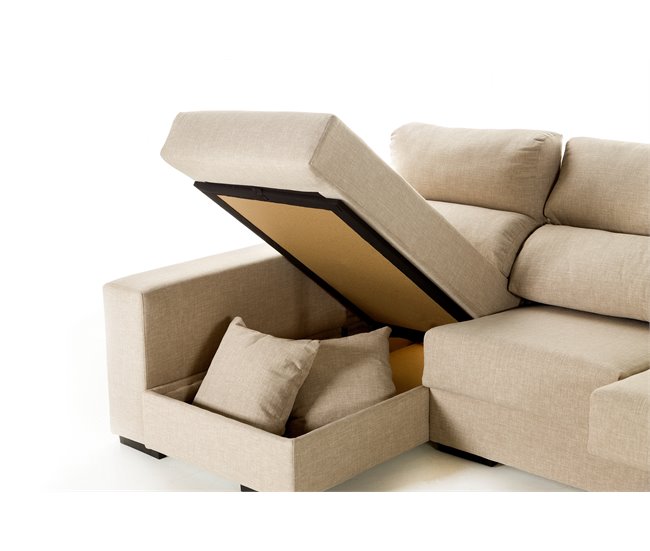 Chaise longue LUCIA IV Beige