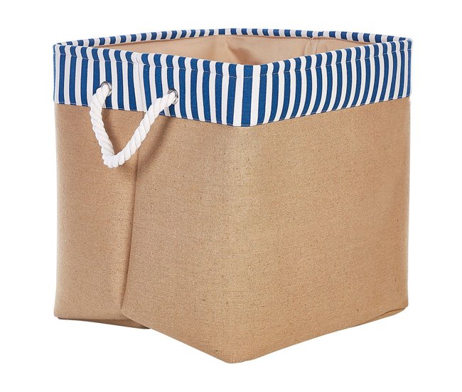 Beliani Estante de baño pequeño TUGUL Beige