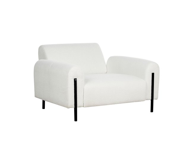 Beliani Sillón ASKIM Blanco