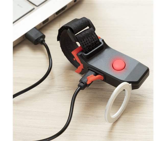 Luz LED Trasera para Bicicleta Negro