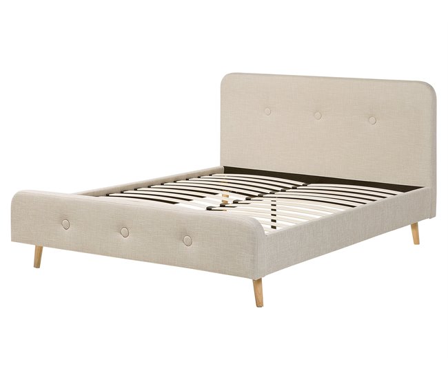 Beliani Cama Poliéster RENNES 172x221 Beige