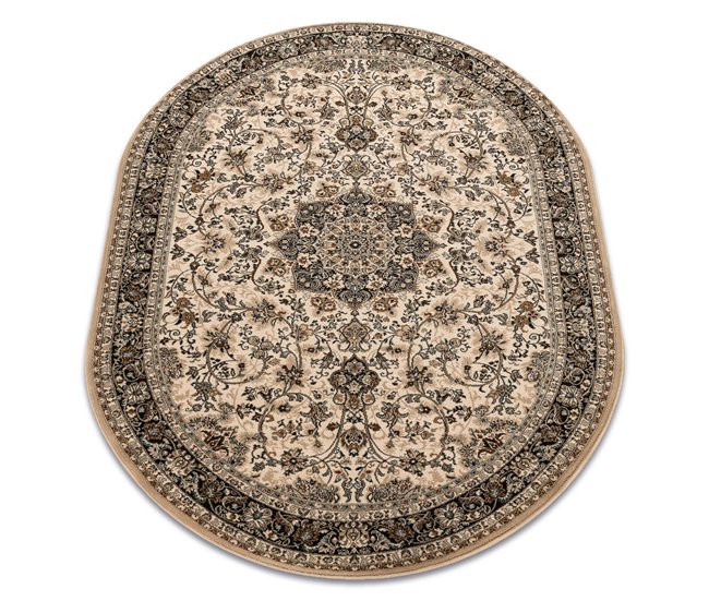 Alfombra de lana POLONIA oval KORDOBA 170x235 Marron