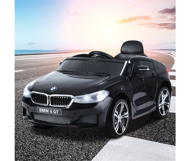 Coche Eléctrico PP, Acero HOMCOM Negro