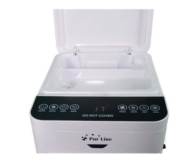 Climatizador evaporativo de muy bajo consumo con calefactor Blanco