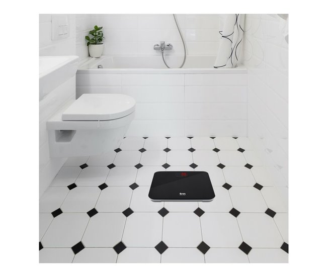 Báscula Digital de Baño Negro