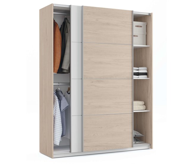 Armario Dormitorio Onix Habitación Blanco/ Madera