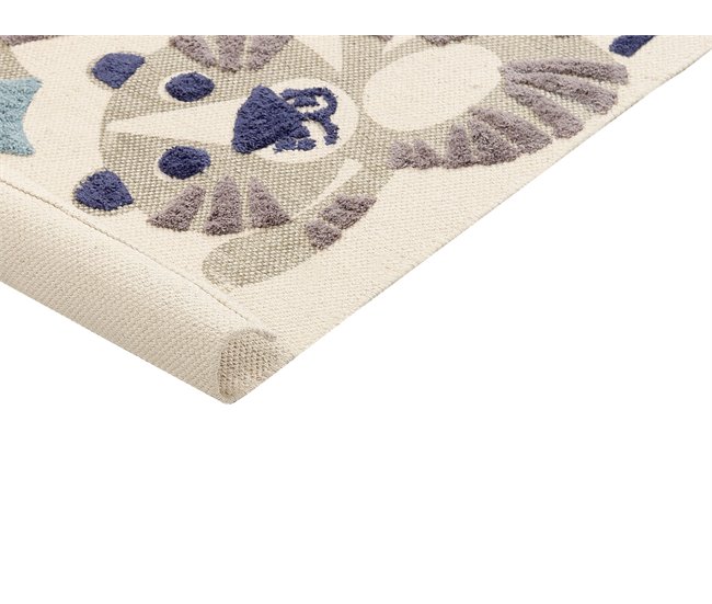 Beliani Alfombra para niños SINGKIL Beige