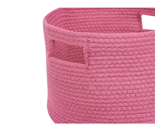 Beliani Cesta CHINIOT Rosa