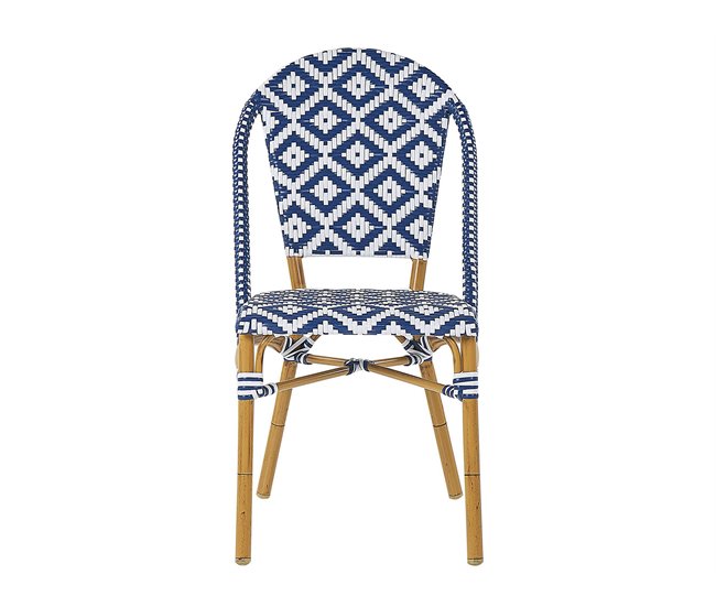 Beliani Conjunto de comedor RIFREDDO Azul Marino