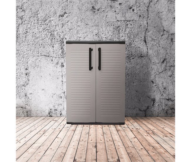 Armario exterior en PVC Gris