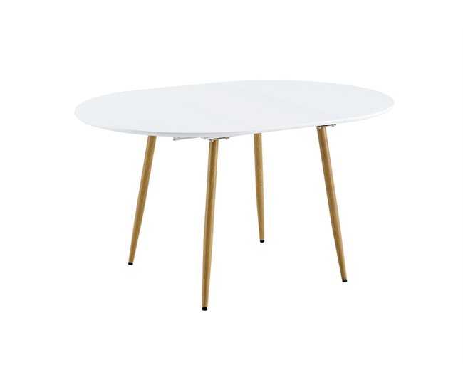Mesa de cocina extensible ARTIC Blanco