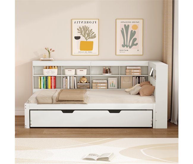 Camas nido 116x222 Blanco