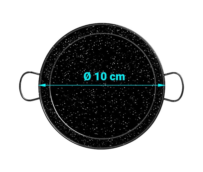 Paellera Briebe Levante Negro