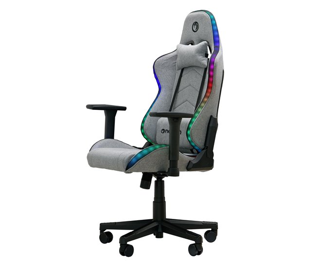 Silla gaming NACON RGB color gris Gris