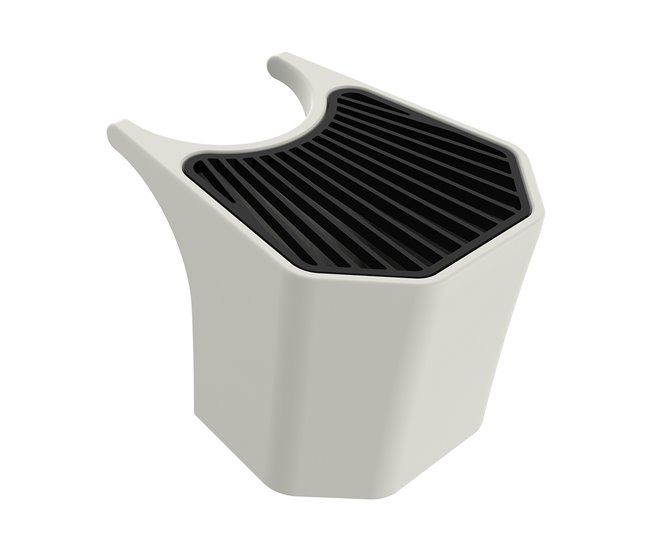 Fuente de jardín roja con Cubo rojo Sined FONTANA TRITONE PRO ROSSA Blanco