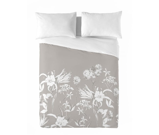 Funda Nórdica Estampada de Algodón Extrasuave ZURI DARK STONE 