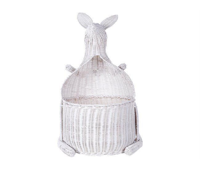 Beliani Cesta KAPITI Blanco/ Beige