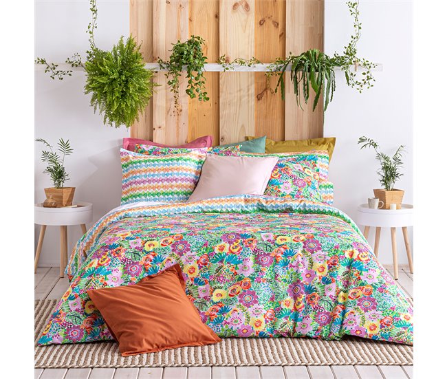 Funda nórdica reversible de algodón LOLA 