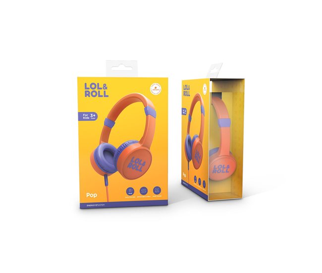 Auriculares de Diadema Lol&Roll Pop Kids Azul