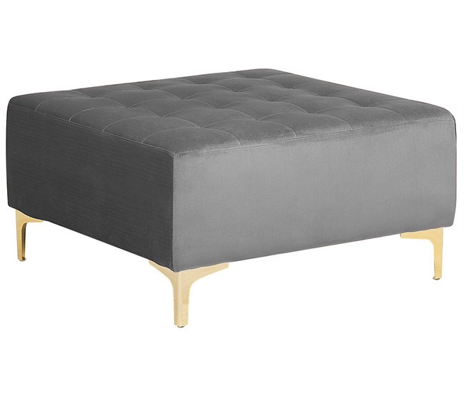 Beliani Reposapiés ABERDEEN Azul/ Verde