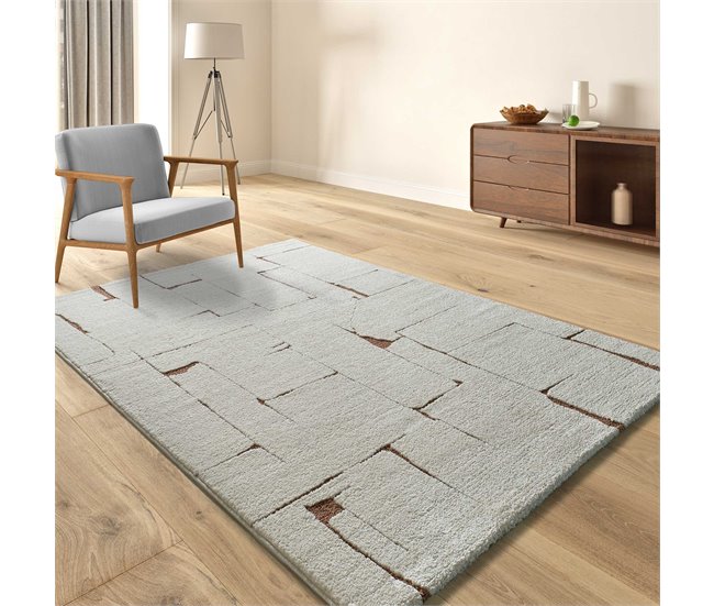 Alfombra de estilo escandinavo CANDELA - ATTICGO 120x170 Cobre