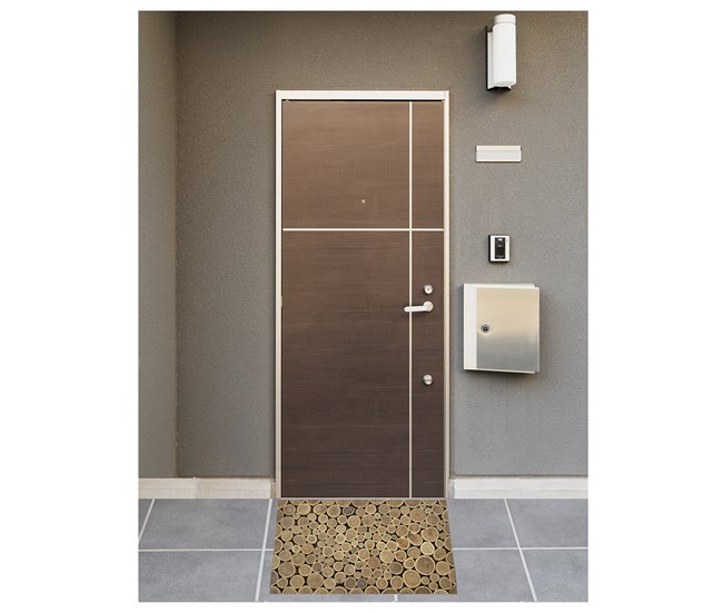 Acomoda Textil – Felpudo Natural Ecológico. Marron
