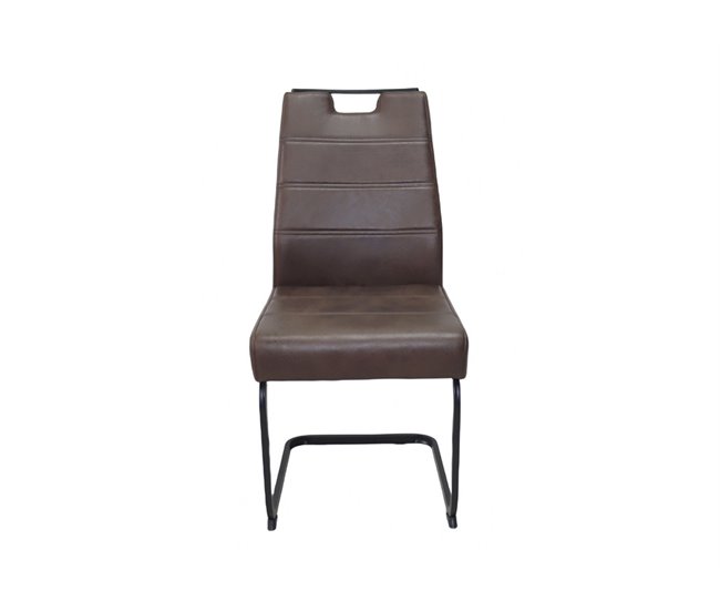 Silla de comedor KERSTIN marrón Marron