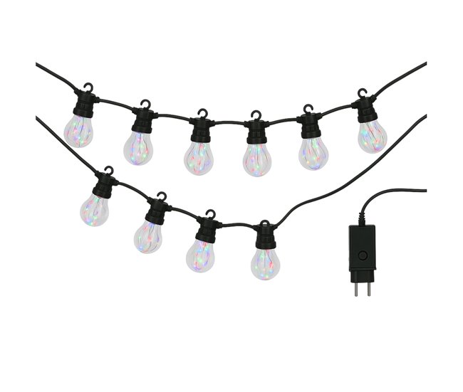 Guirnalda de Luces LED para Interiores y Exteriores con Temporizador Cobre