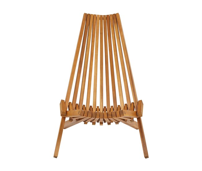 Beliani Conjunto de balcón BELLANO Madera Clara