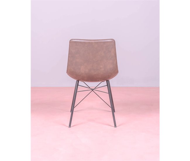 Pack de 2 sillas vintage - Jules Marron