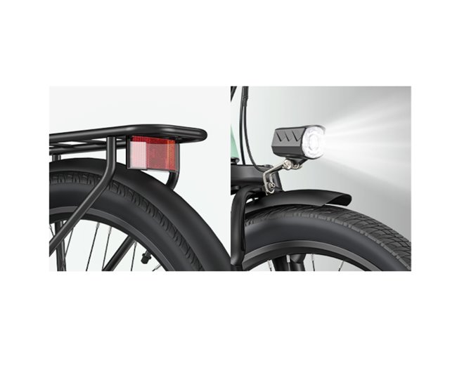 Bicicleta Eléctrica HillMilES MileCity 1 - Motor 250W Batería 36V13Ah Gris