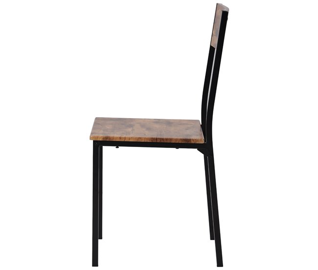 Conjunto de mesas y sillas de comedor Marron