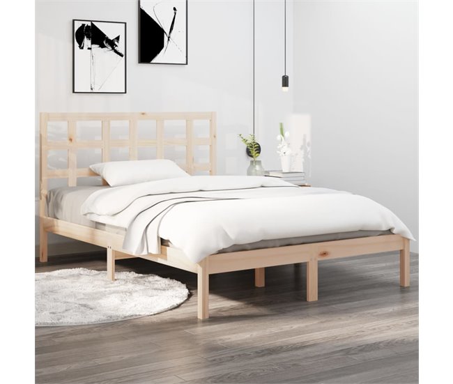 Estructura de cama 120x200 Madera